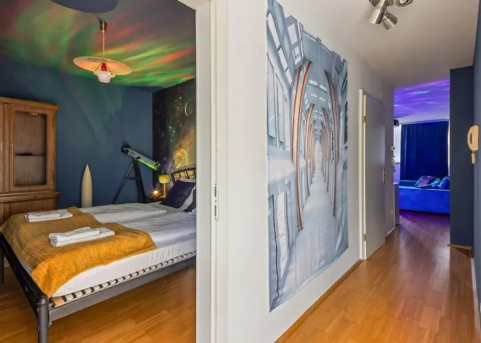 Milky Way - Unique Universe Space Design - Gym - Parking Apartment Vienna