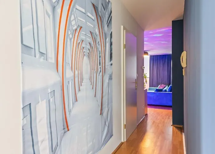Milky Way - Unique Universe Space Design - Gym - Parking Apartment