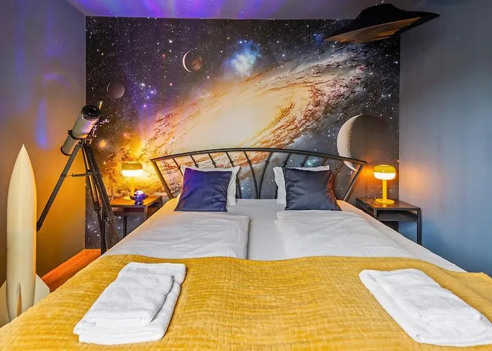 Apartment Milky Way - Unique Universe Space Design - Gym - Parking Vienna