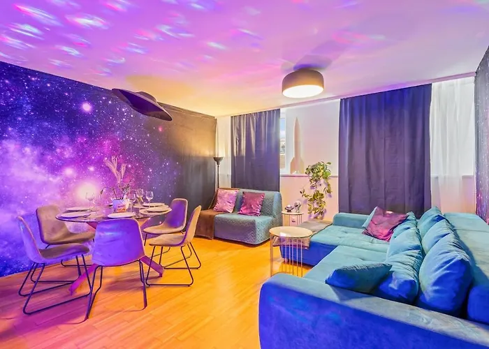 Apartment Milky Way - Unique Universe Space Design - Gym - Parking